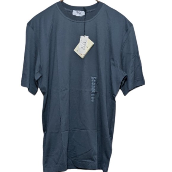 NWT Man's Franco Ziche Charcoal Made in Italy Short Sleeve Tee - XL 432359 - Picture 1 of 15